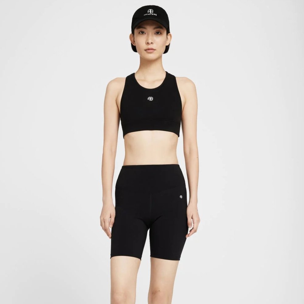 Anine Bing Biker Short Firm on price